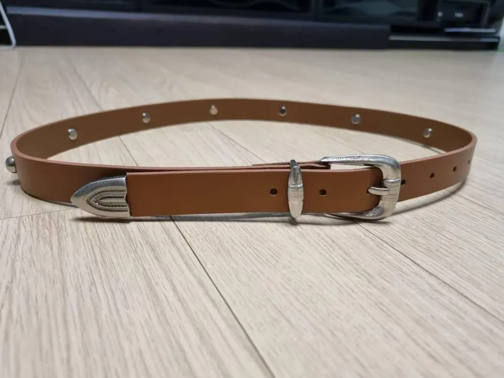 Classic Buckle Soft Leather Belt
