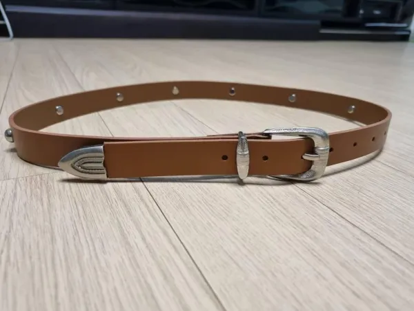 Classic Buckle Soft Leather Belt