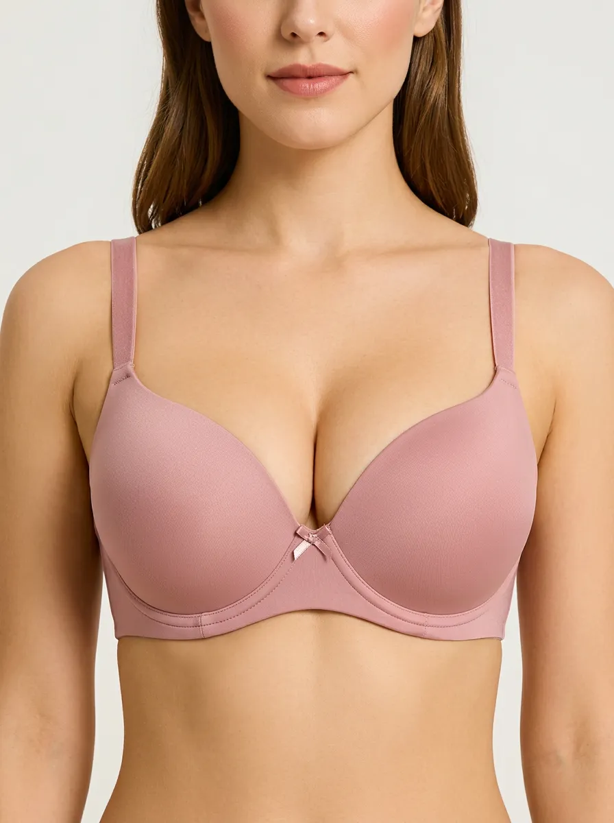 Women's Padded Bow-Detail Bra