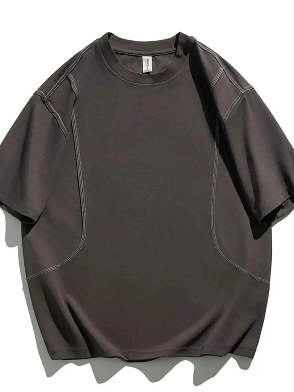 Lightweight Round Neck Short Sleeve T-Shirt
