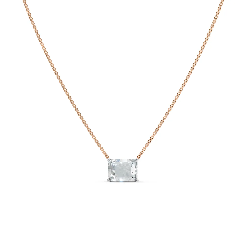 Geometric Square Pendant Necklace