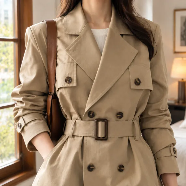 Tailored Double-Breasted Jacket