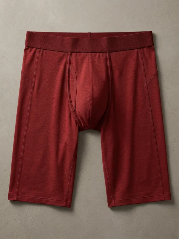 Men's Charcoal Grey Tonal Waistband Heathered Boxer Briefs