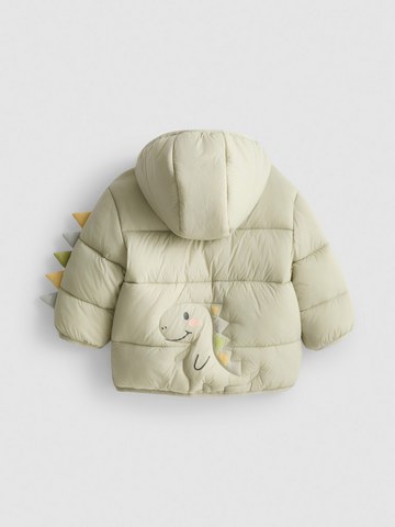 0-18mths | Zip-Up Hooded Newborn Puffer Jacket detail 3