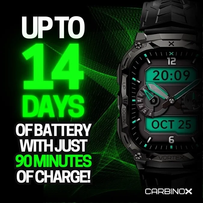 Carbinox Vortex – Durable Smartwatch