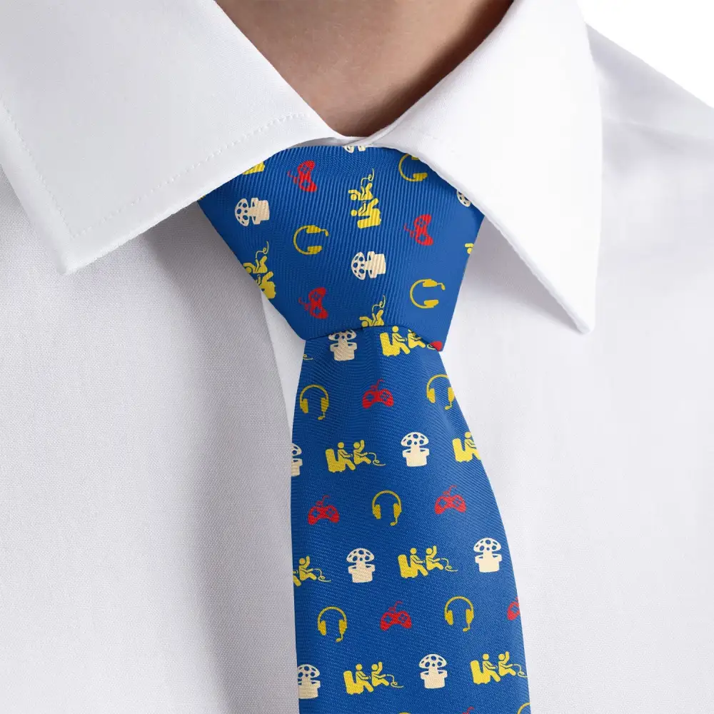 Refined Social Activity Texture Necktie