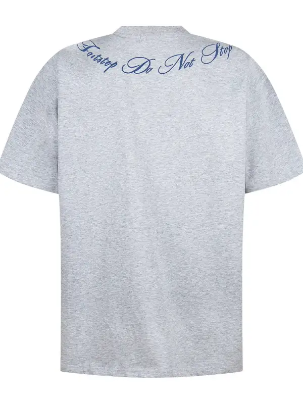 Textured Short Sleeve Crew Neck Tee