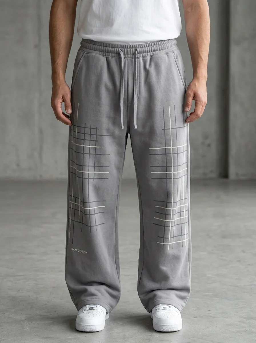 Urban Sweatpants Grid Men's Sweatpants