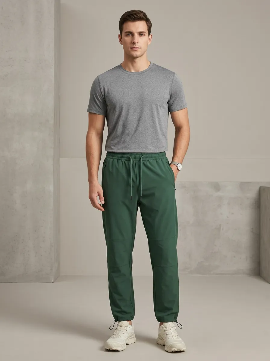 Unisex Versatile Daily Drawstring Jogger Pants