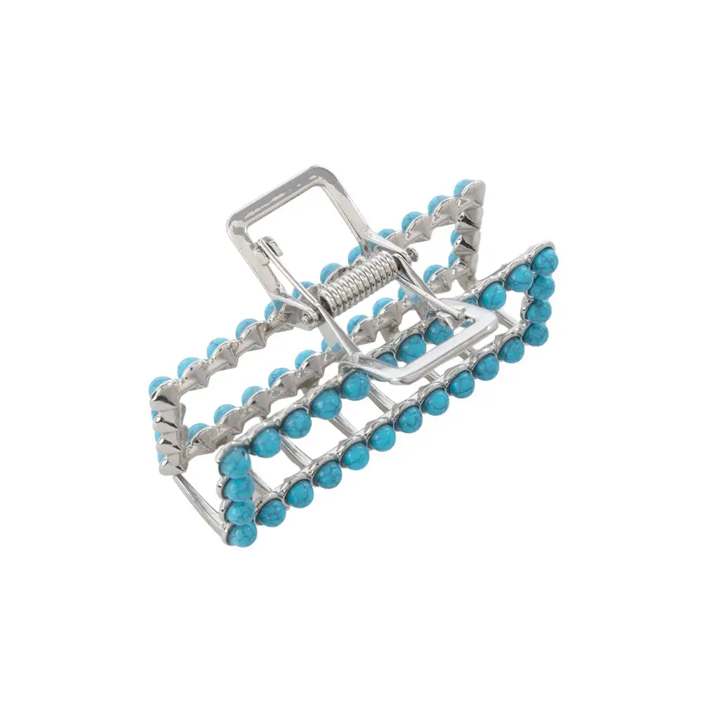 Artful Beaded Western Hair Clip