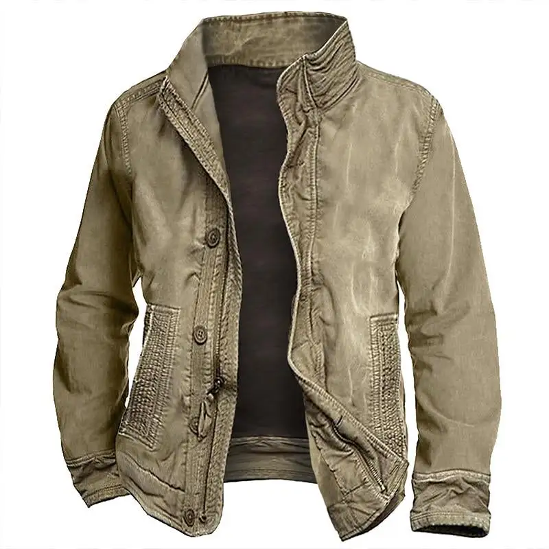 Pocket Textured Work Jacket
