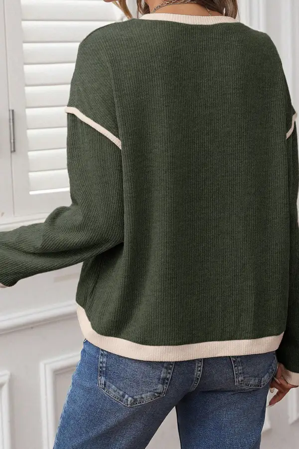 Women's Graphic Knit Long Sleeve T-Shirt