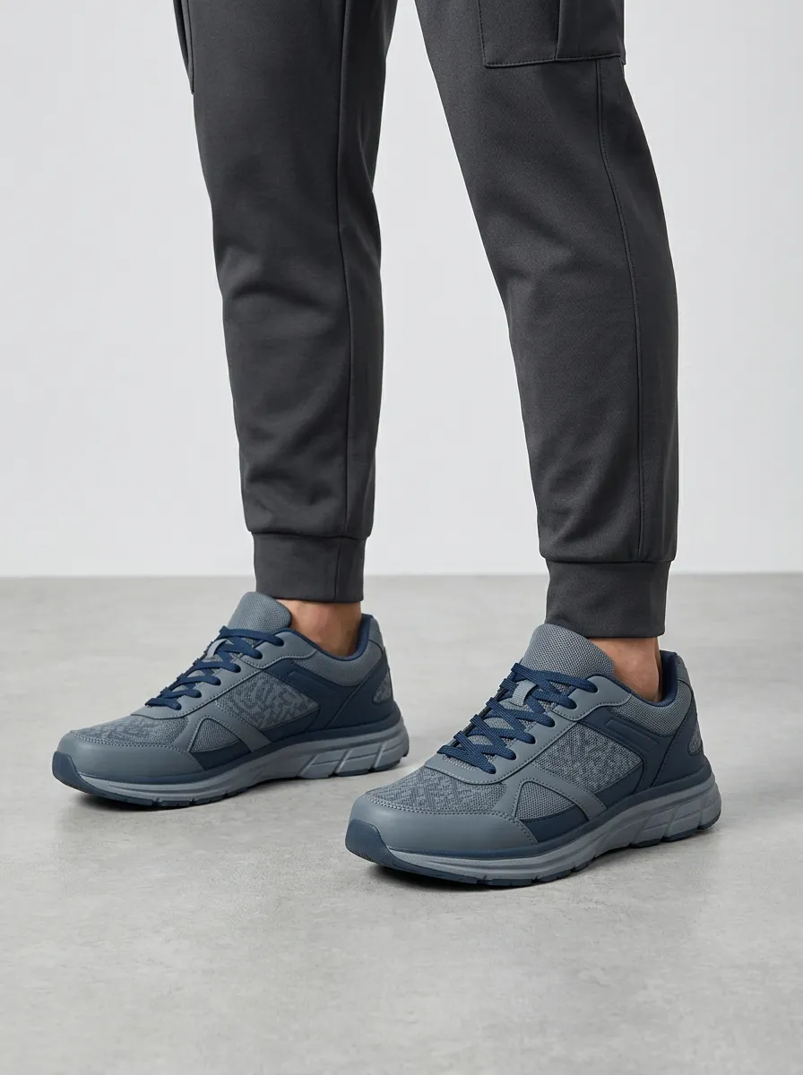 Men's Casual Sport Mesh Print Sneakers