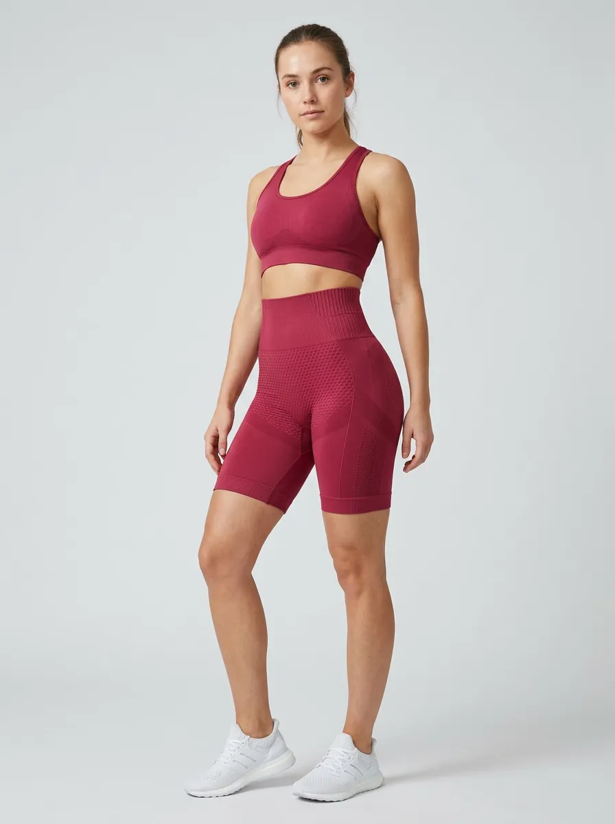 Women's High Waist Seamless Everyday Active Fitness Shorts