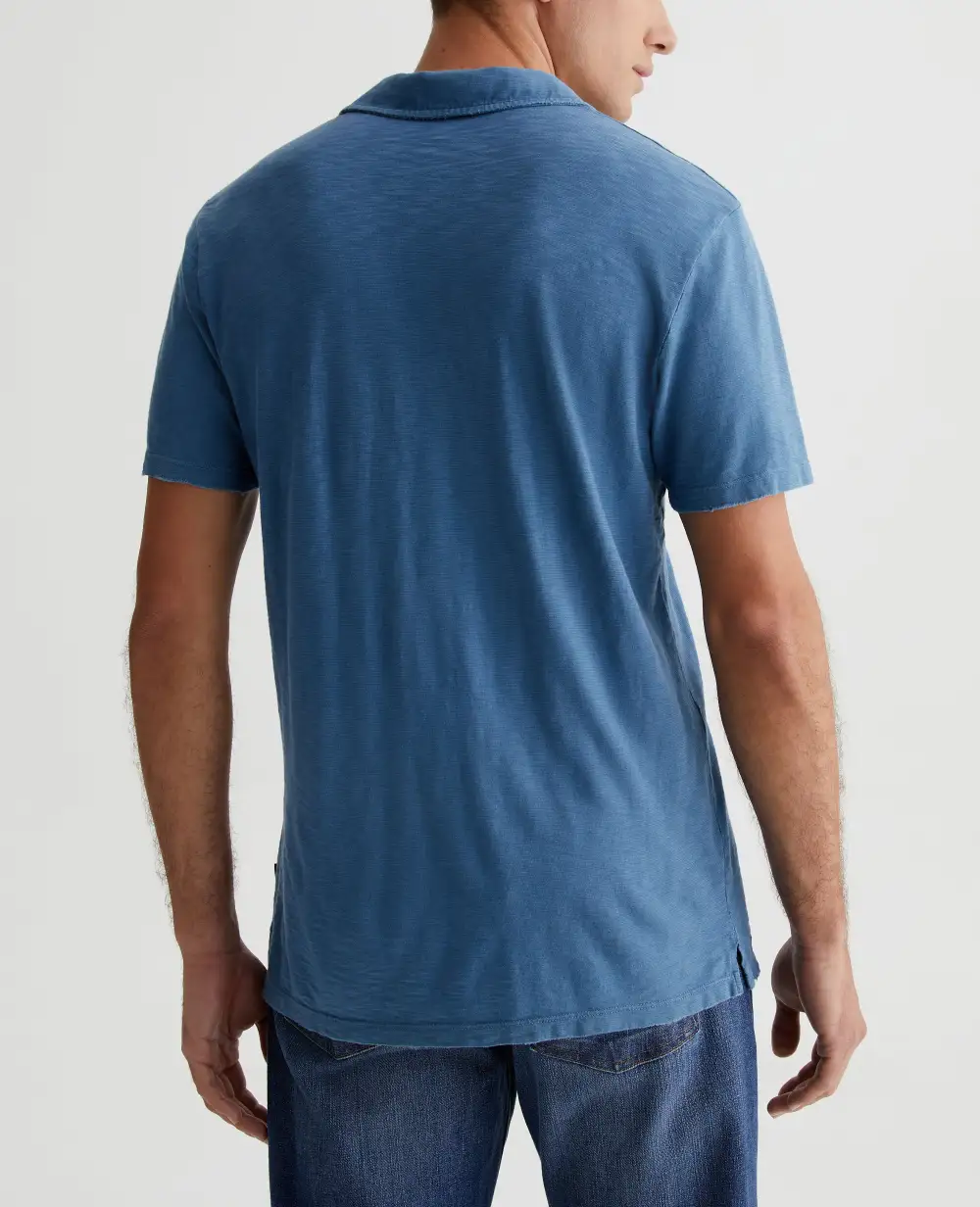 Men's Short Sleeve Jersey Knit Polo Shirt