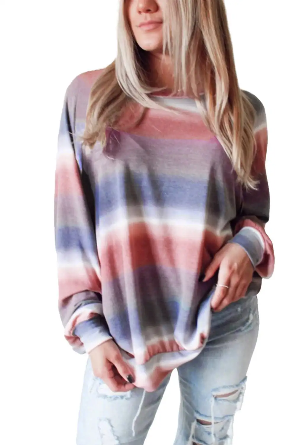 Oversized Ombre Sweatshirt