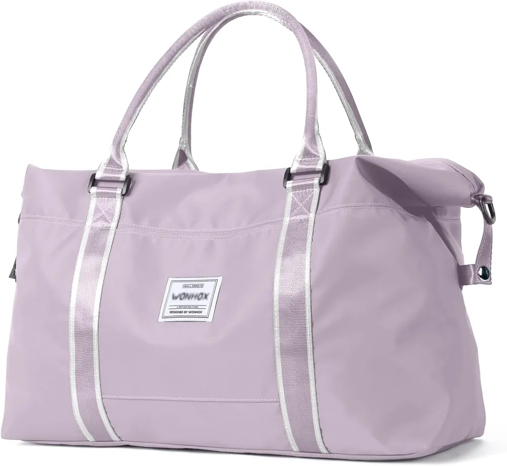 Travel Duffel Bag, Carry On Overnight Weekender Bags for Women