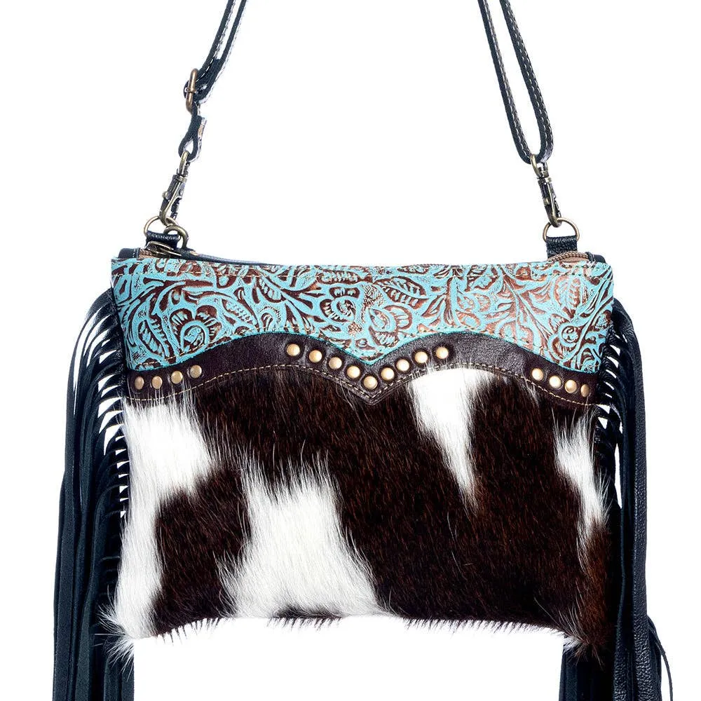 Structured Hairon Shoulder Bag