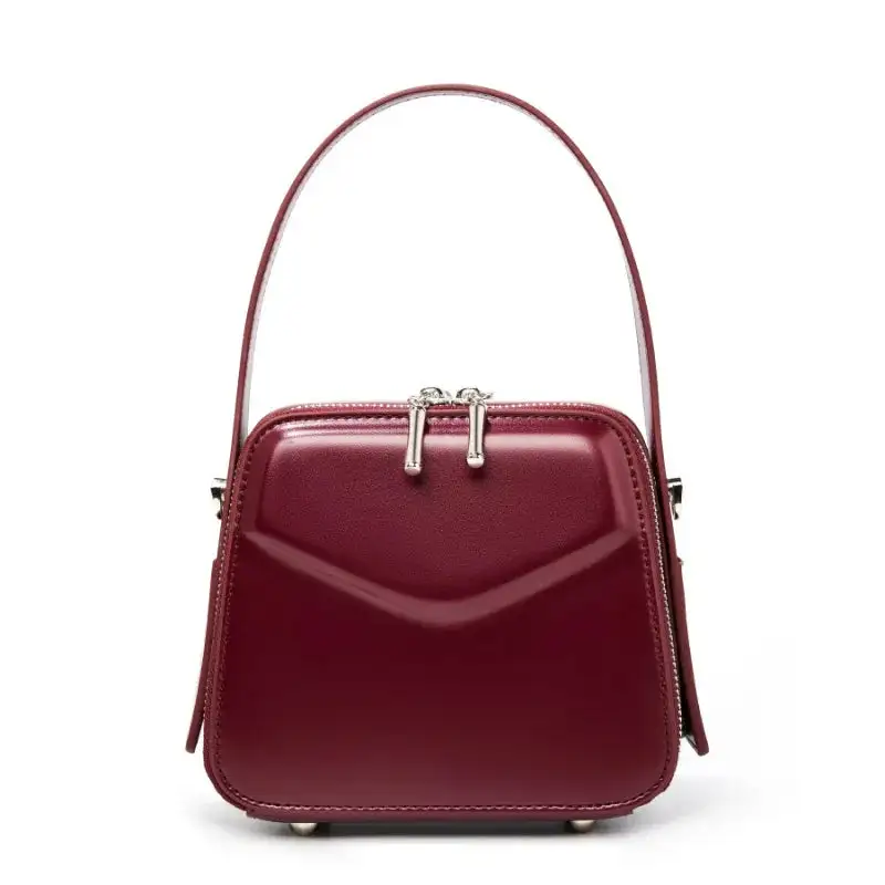 Fashion-Forward Genuine Leather Satchel Soft