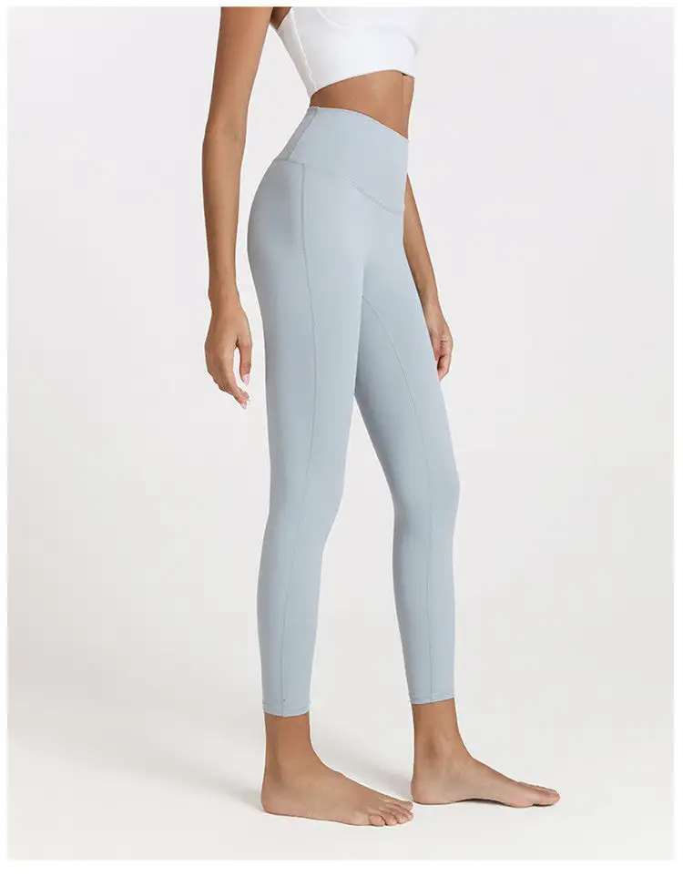 High Waist Pocket Yoga Pants Elastic Soft Quick Dry Leggings