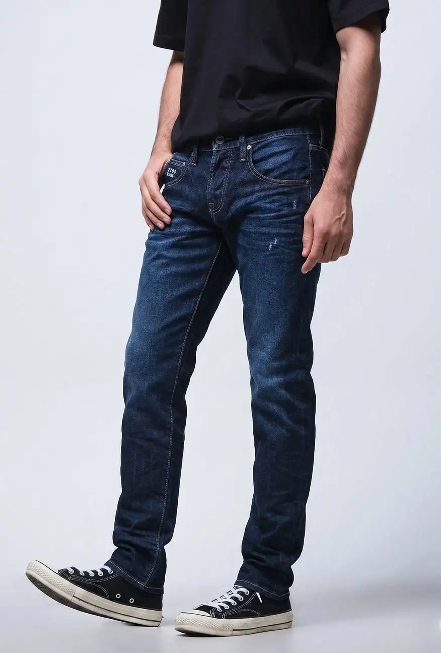 Men's Ripped Slim Fit Jeans