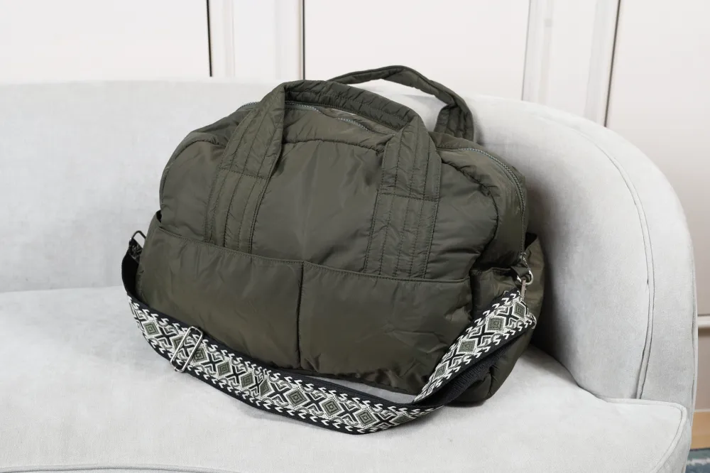 Fluffy Duffle Bag with Strap (Big)