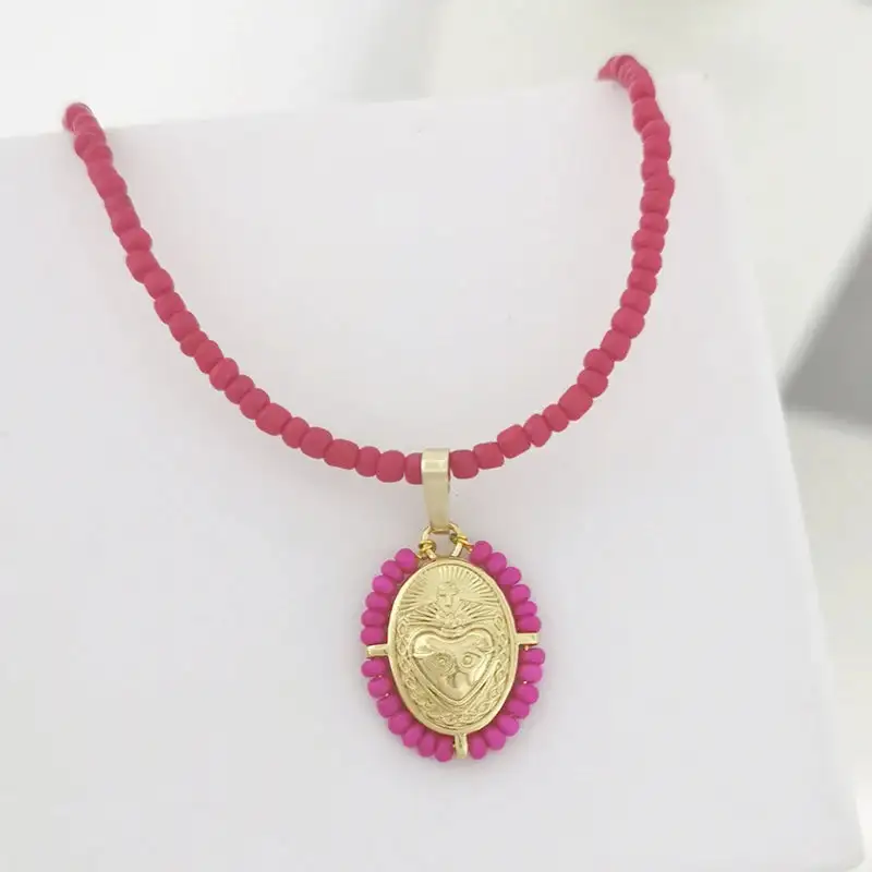 Gold Plated Pearl Zirconia Beaded Fashion Necklace