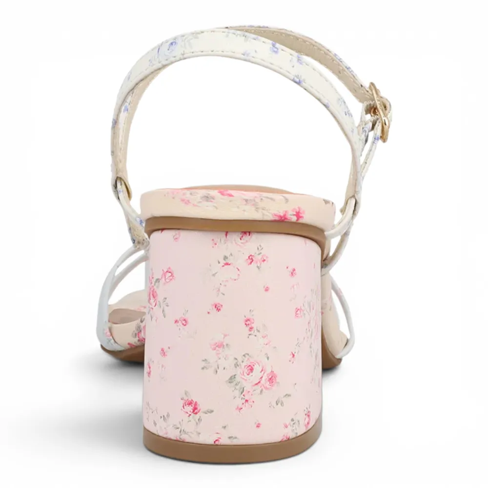 Nadalia Floral Block Heel