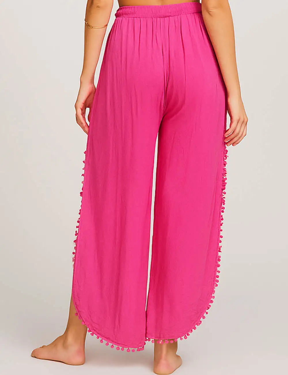 Split Splice Wide Leg Pants