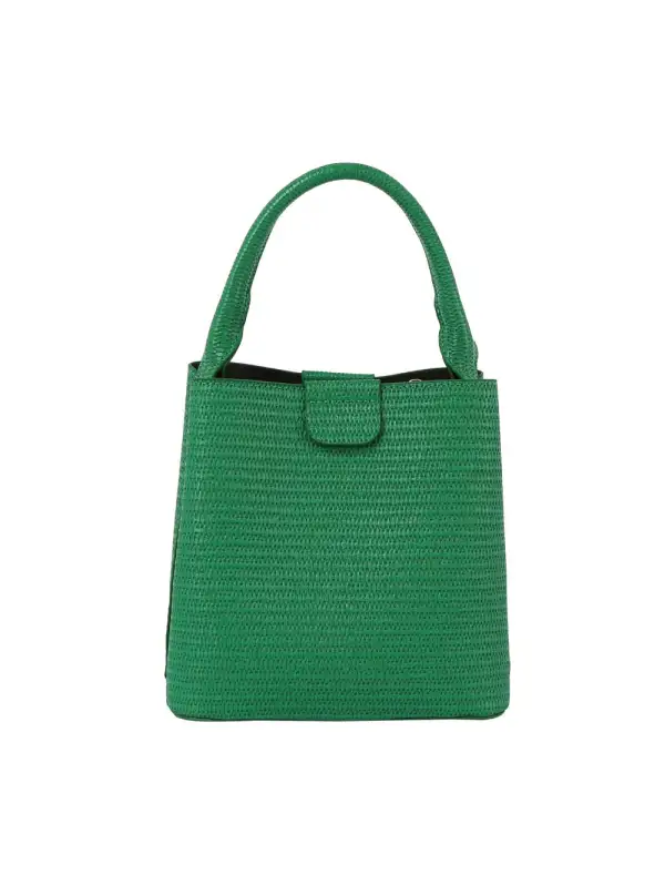 Textured Multiple Compartments Tote Bag