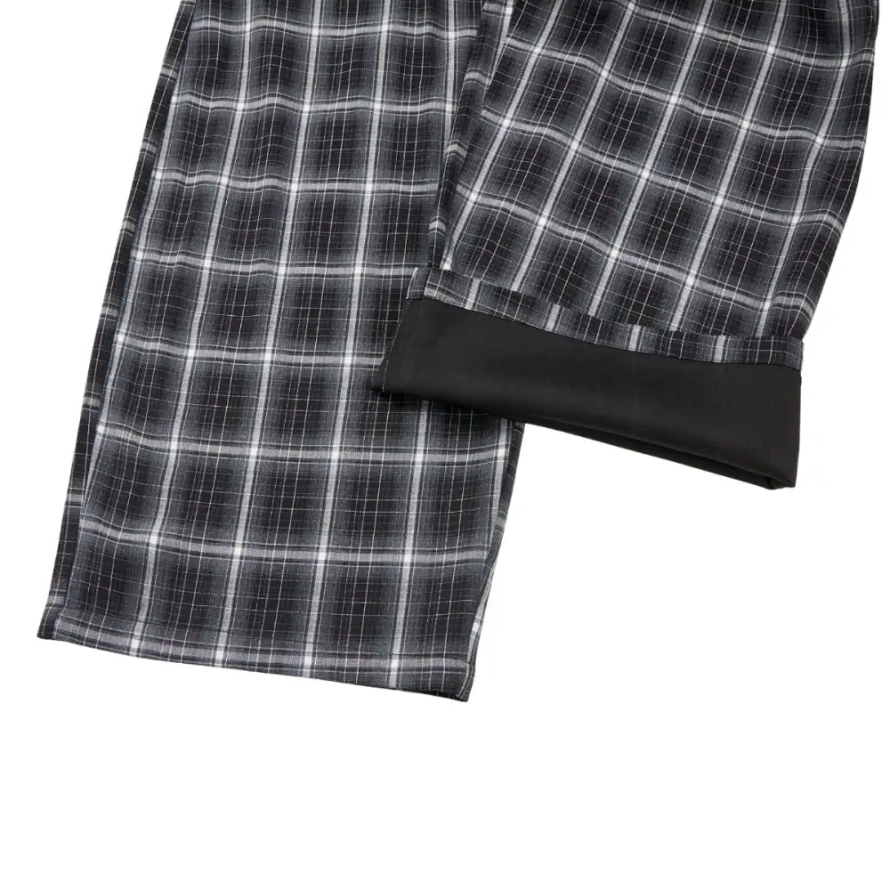 Baggy Plaid Casual Pants