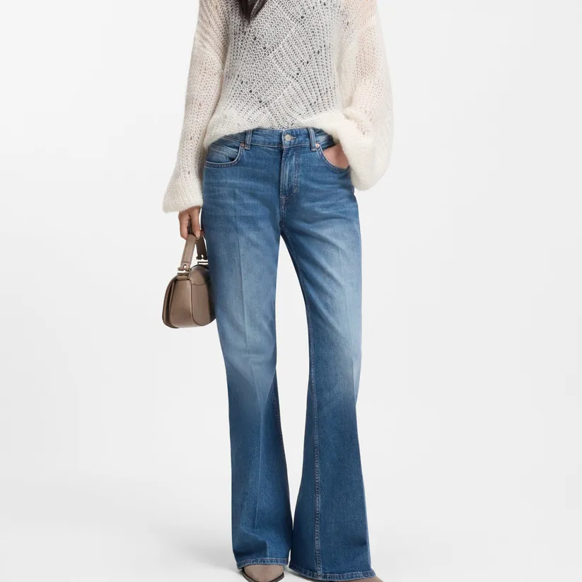 Bootcut Cropped Soft-Fit Women's Jeans
