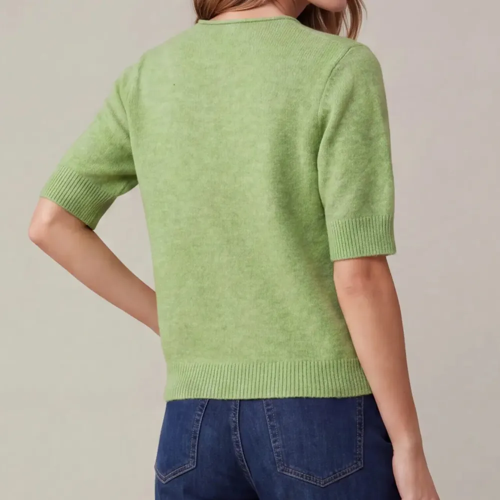 Short Sleeve Sweater Top