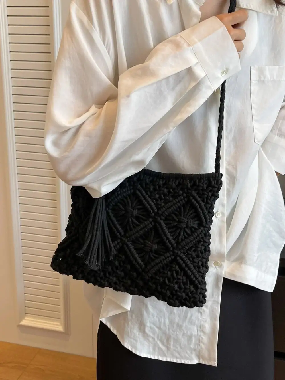 Fabric Minimal Everyday Shoulder Bag