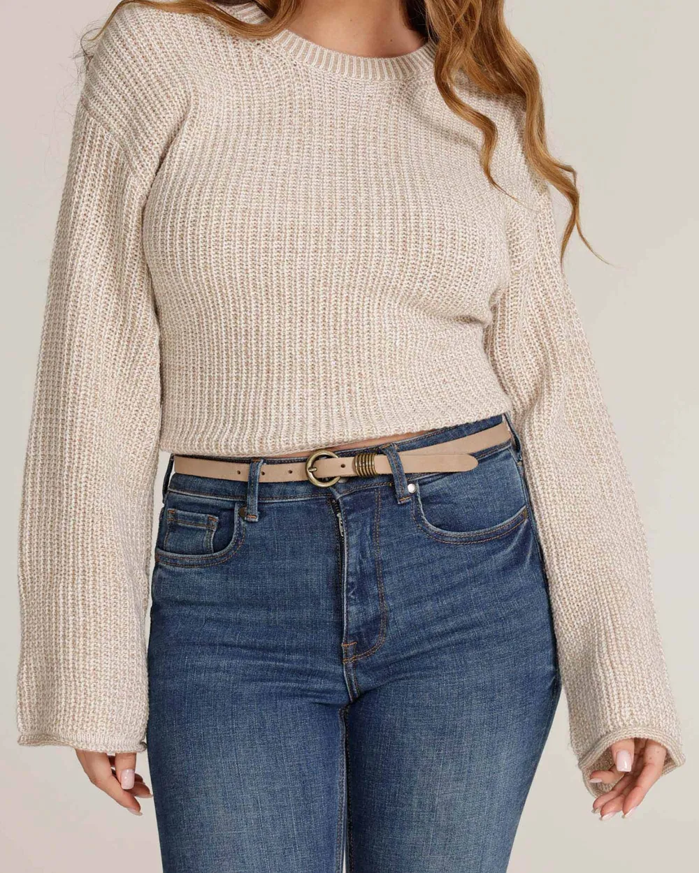 Skinny Leather Waist Belt