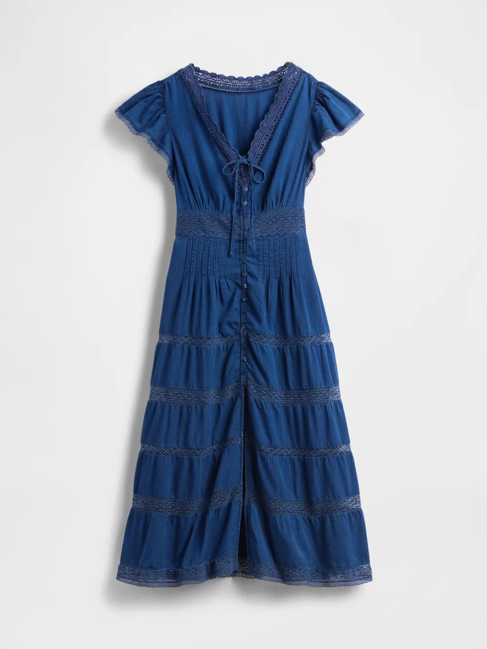 Breathable Button Up Dress