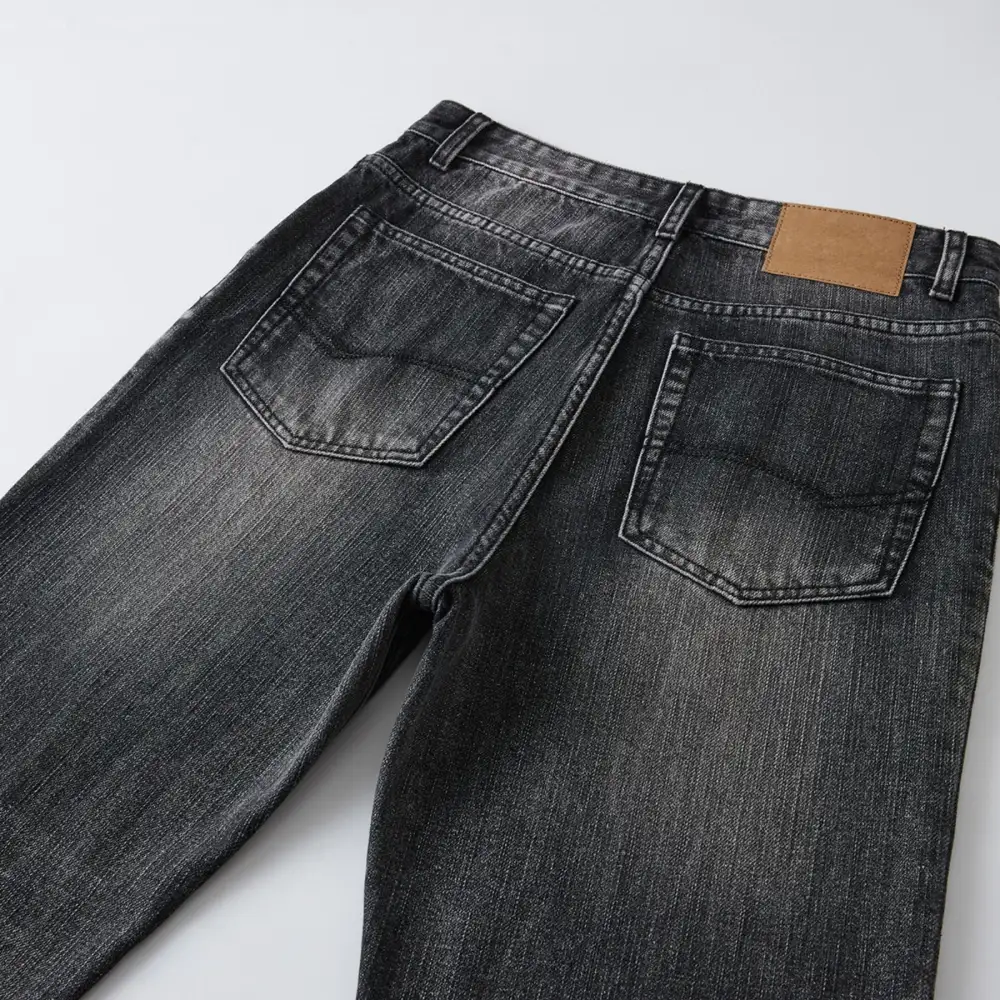 Modern Bootcut Whiskered Denim Jeans