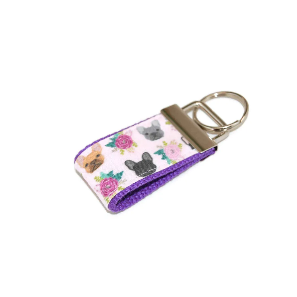 Frenchie Bulldog Cozy Keychain