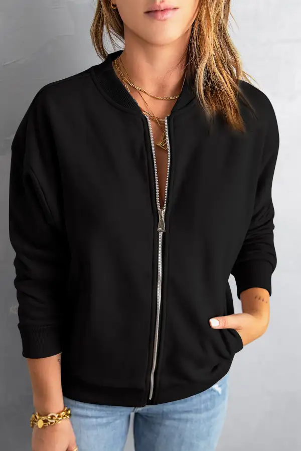 Everyday Pocket Zip Front Jacket