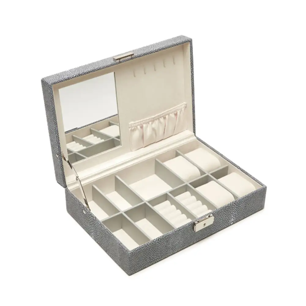 Compartmented Hinged Jewelry Storage Box