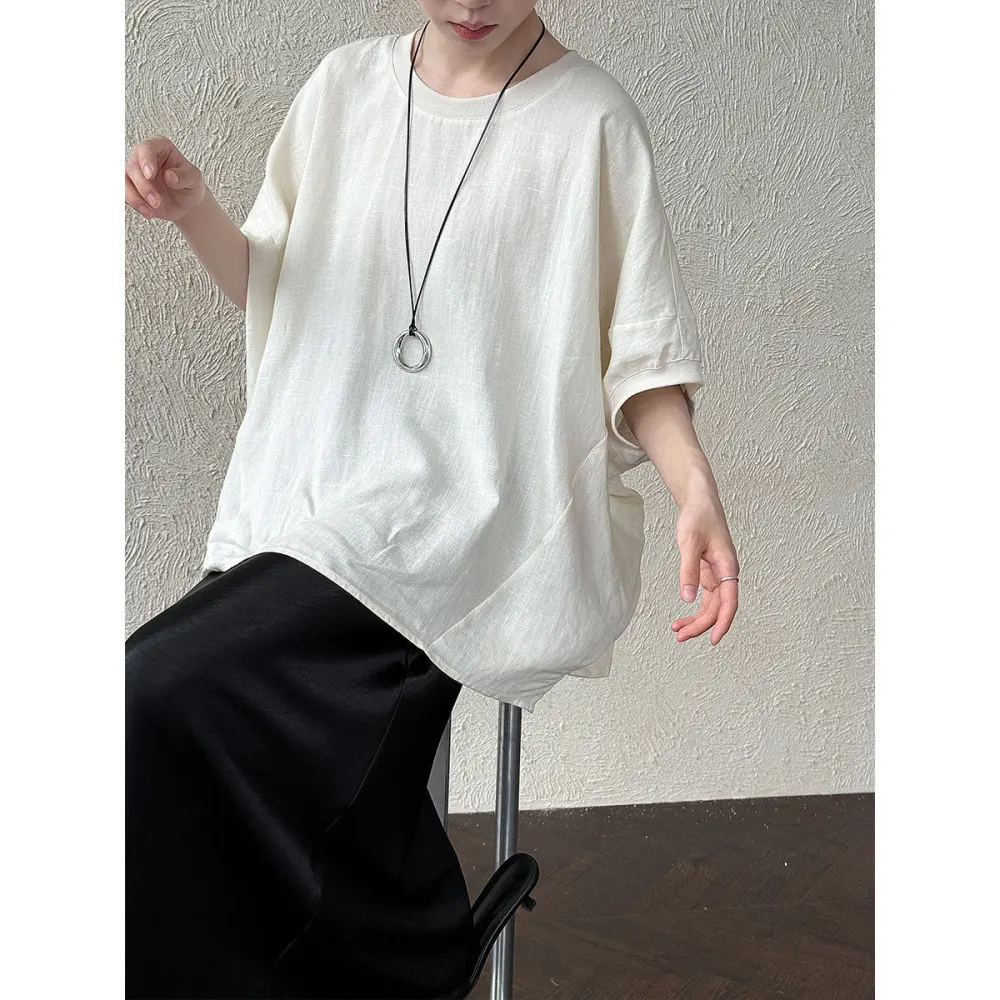 Batwing Sleeve Loose Shirt