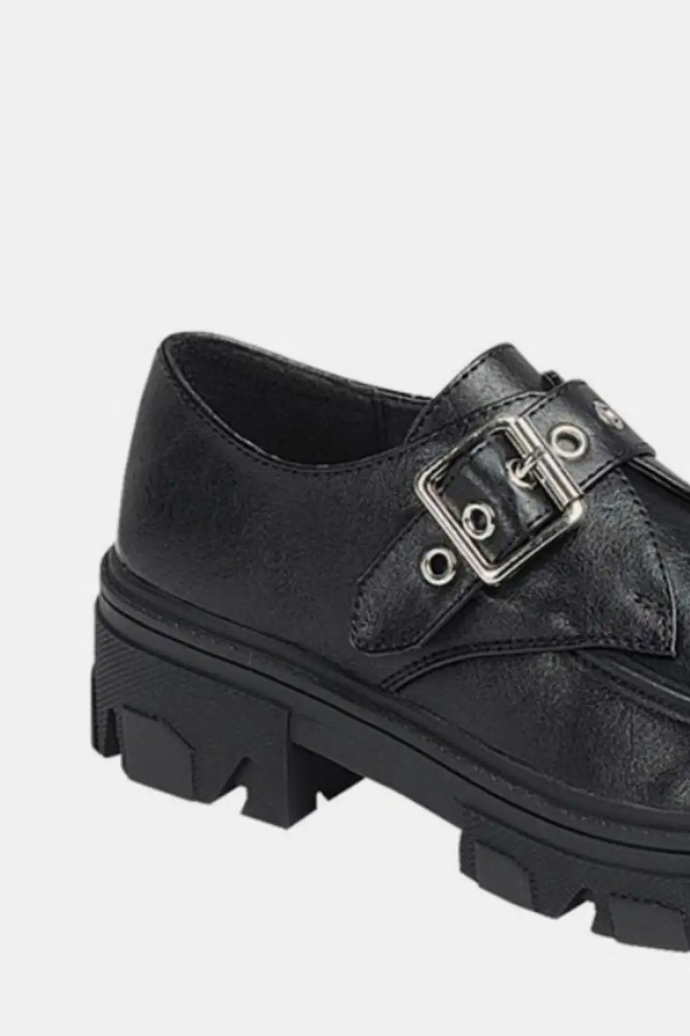Platform Buckle Loafers