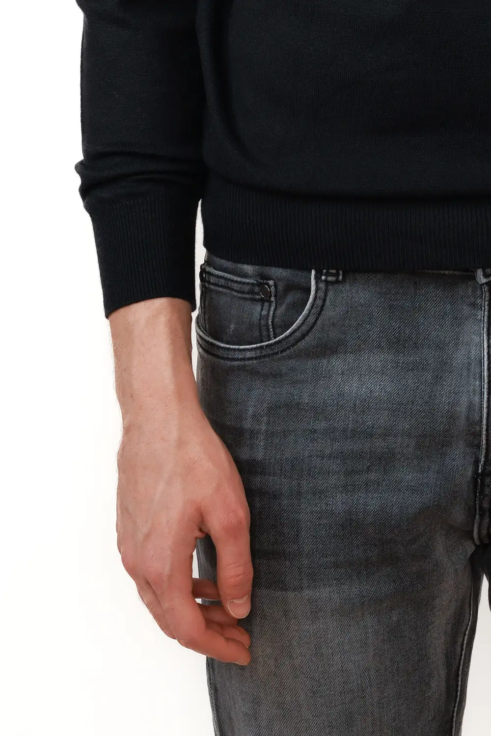 Modern Slim Fit Viscose Turtleneck Sweater