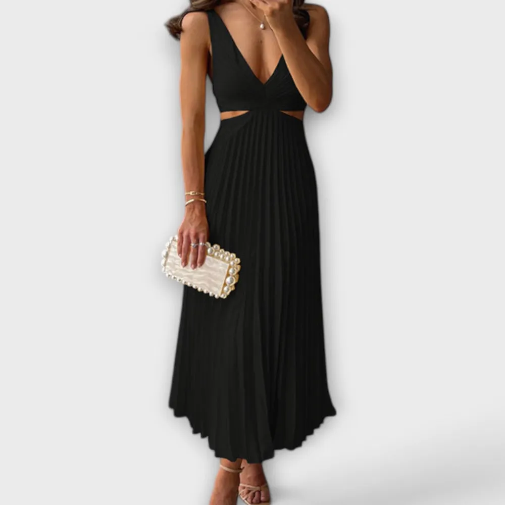 Pleated Everyday Casual Dress