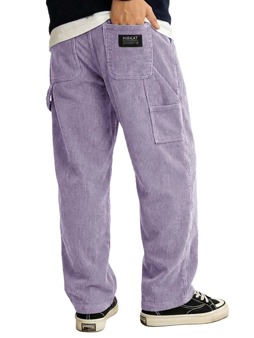 Structured Utility Pocket Relaxed Pants