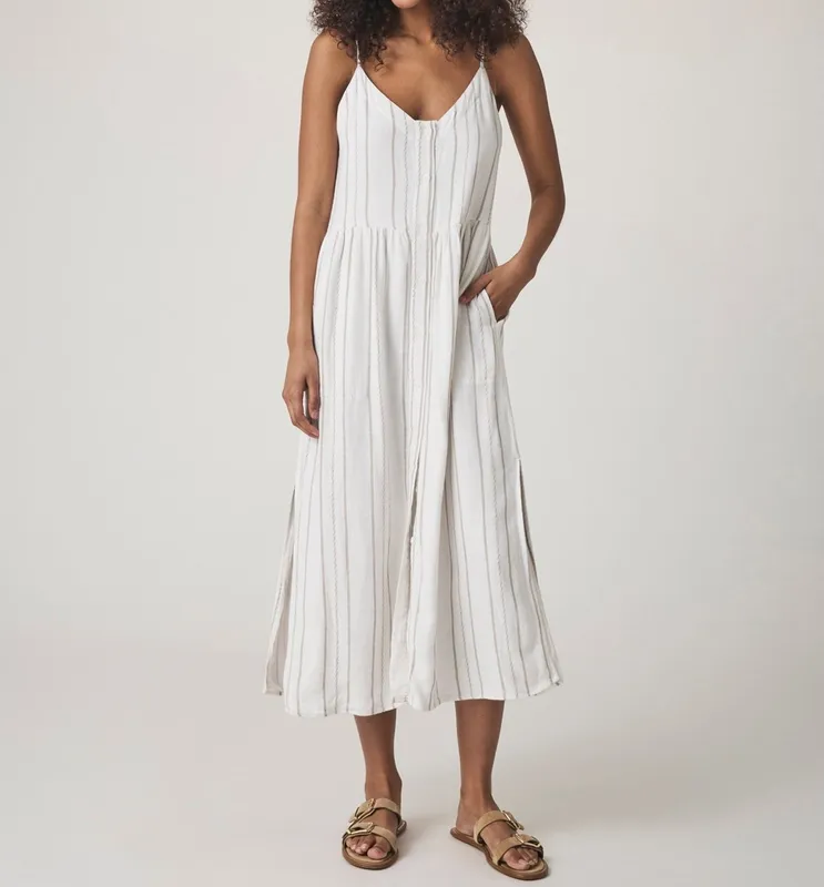 Linen Button Down Dress