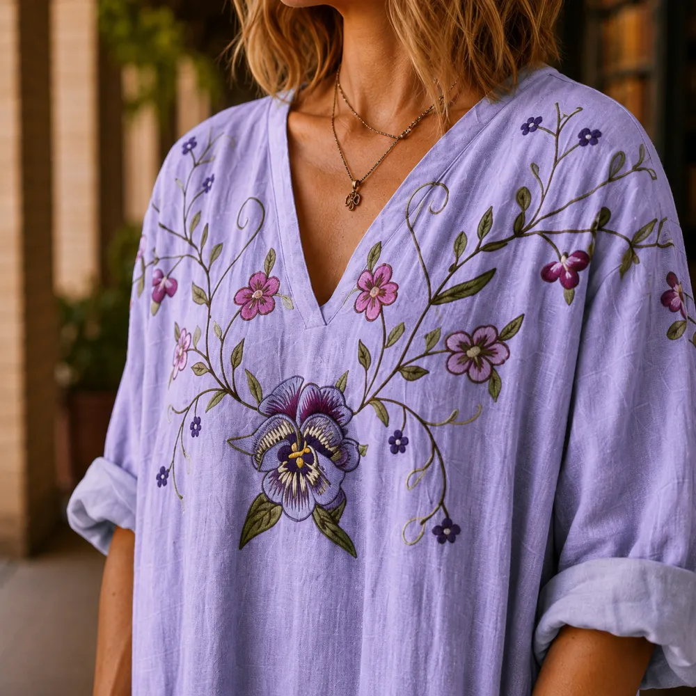 Handkerchief Printed Casual Dress