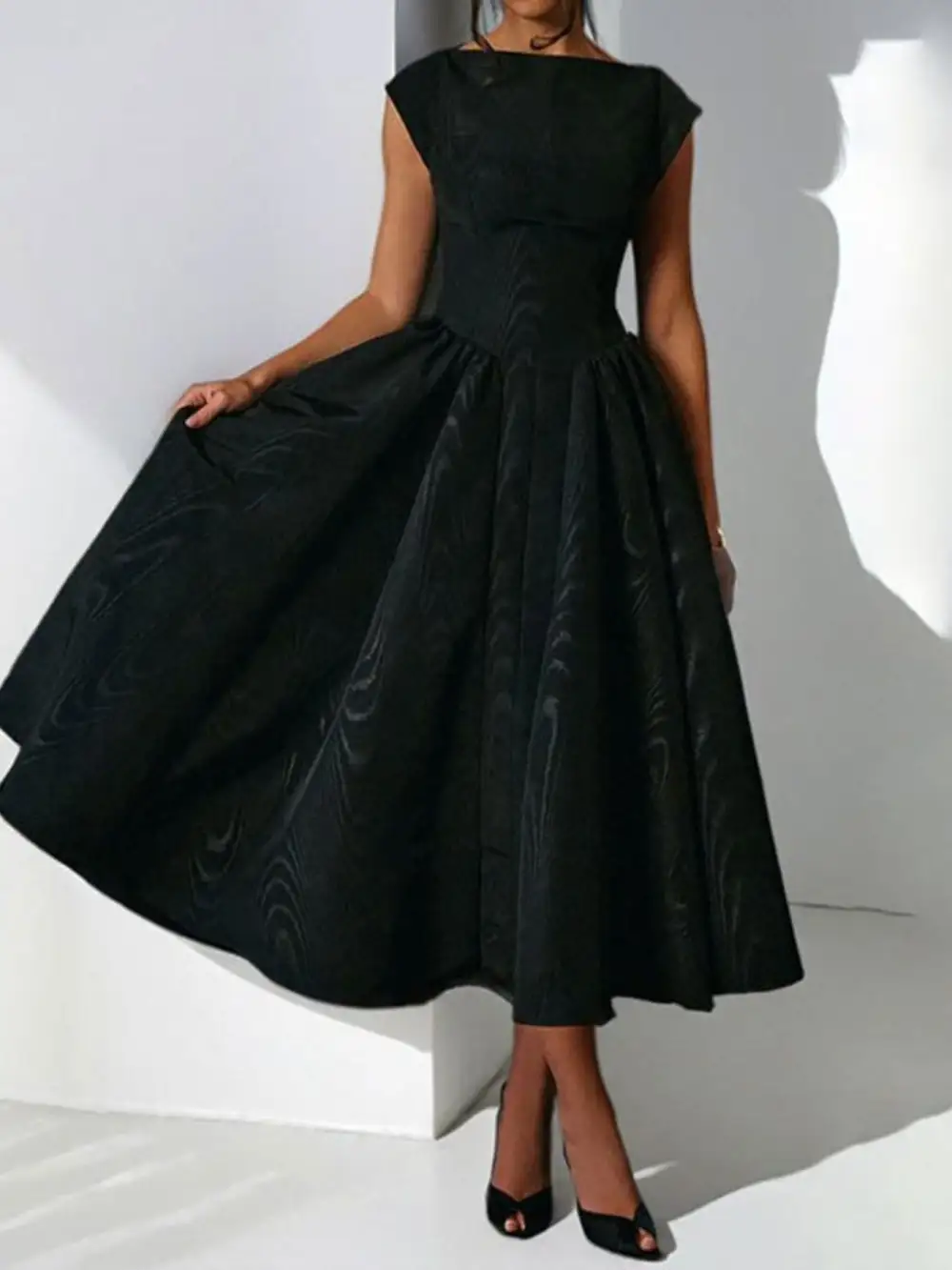 A Line Midi Dress