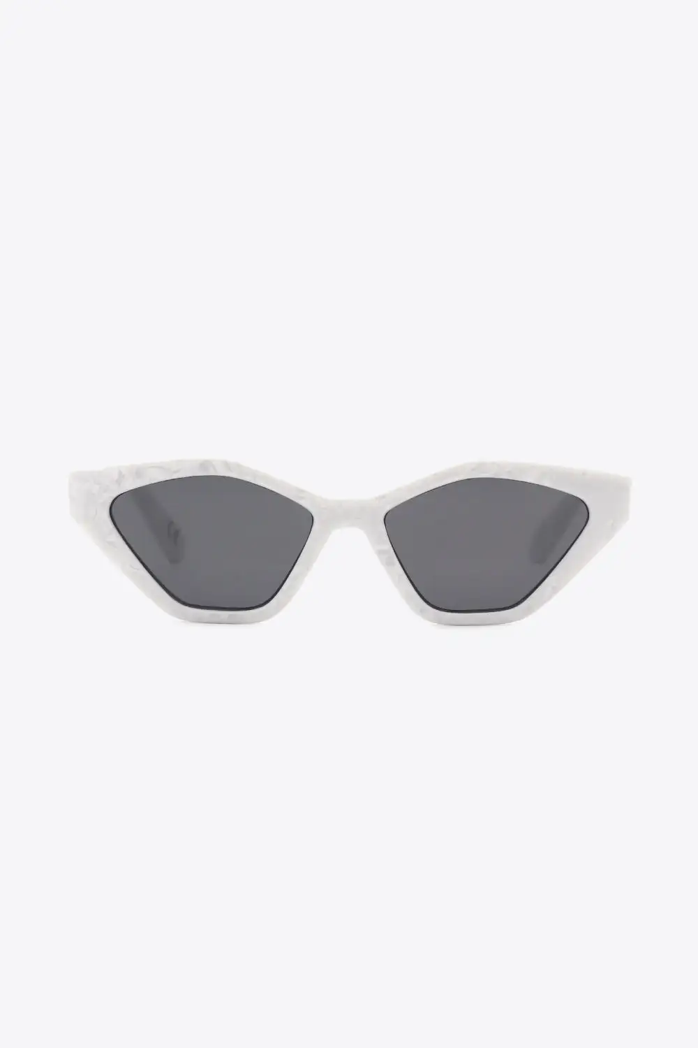 Polished Cat Eye Frame Sunglasses