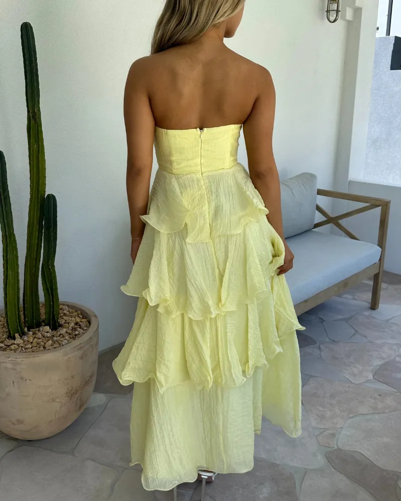 Ruffled Tiered Maxi Dress